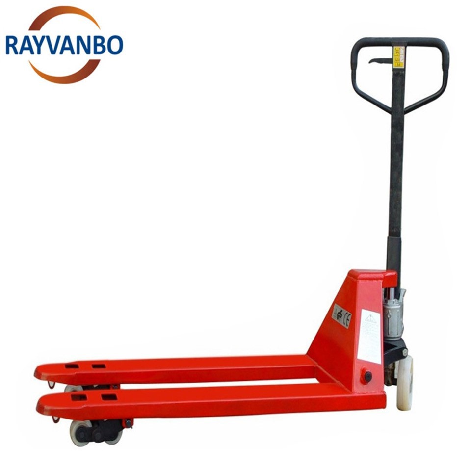 2 Ton 2.5 Ton 3 Ton 5 Ton Hand Pallet Track Hydraulic Manual Pallet Jack For Warehouse With CE factory